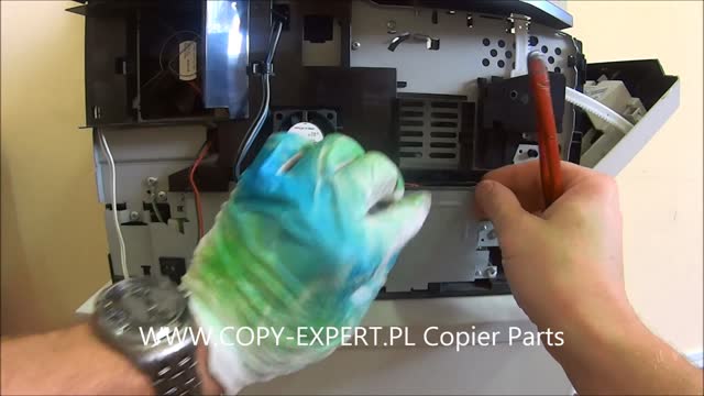 KYOCERA FS 1028 1128 1350 wymiana zespołu grzejnego FUSER FK-150