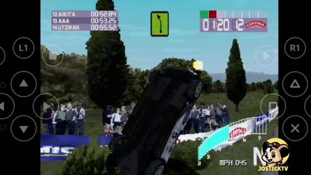 jOYSTICKTV Gramy w Colin McRae Rally 2.0 na aplikcji IGAMES PSX android