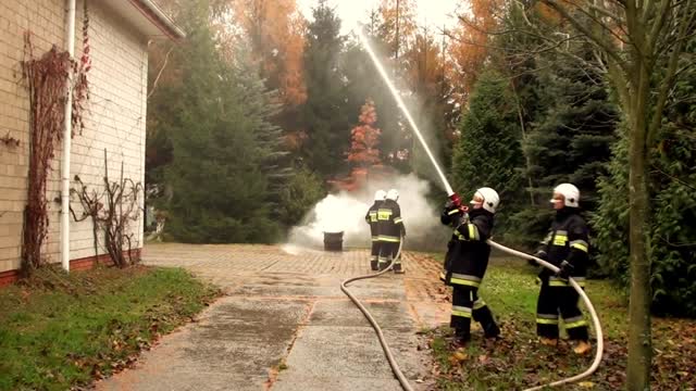 Manewry OSP Gminy Dobroń w Chechło 2014