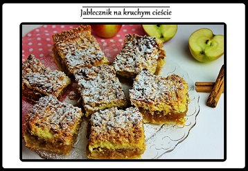 Jabłecznik na kruchym cieście. ciasnakuchnia.com