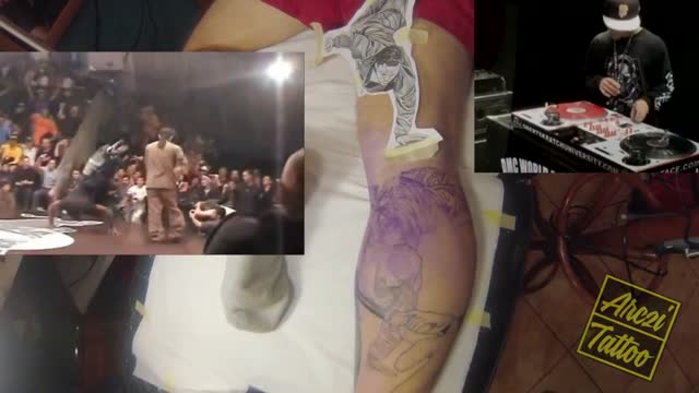 4 elements of Hip Hop by Arczi.tattoo