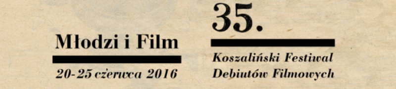 Młodzi i film 2016: plakat festiwalowy.